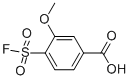 4-Fluorosulfonyl-3-methoxy-benzoic acid Struktur