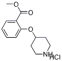 Methyl 2-(4-piperidinyloxy)benzoate hydrochloride Struktur