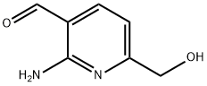 3-Pyridinecarboxaldehyde,  2-amino-6-(hydroxymethyl)- Struktur