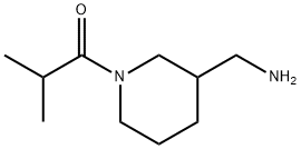 1-Propanone,  1-[3-(aminomethyl)-1-piperidinyl]-2-methyl- Struktur