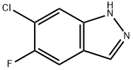 6-Chloro-5-fluoroindazole Struktur