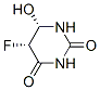 2,4(1H,3H)-Pyrimidinedione,5-fluorodihydro-6-hydroxy-,cis-(9CI) Struktur