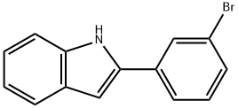 1H-INDOLE, 2-(3-BROMOPHENYL)- Struktur