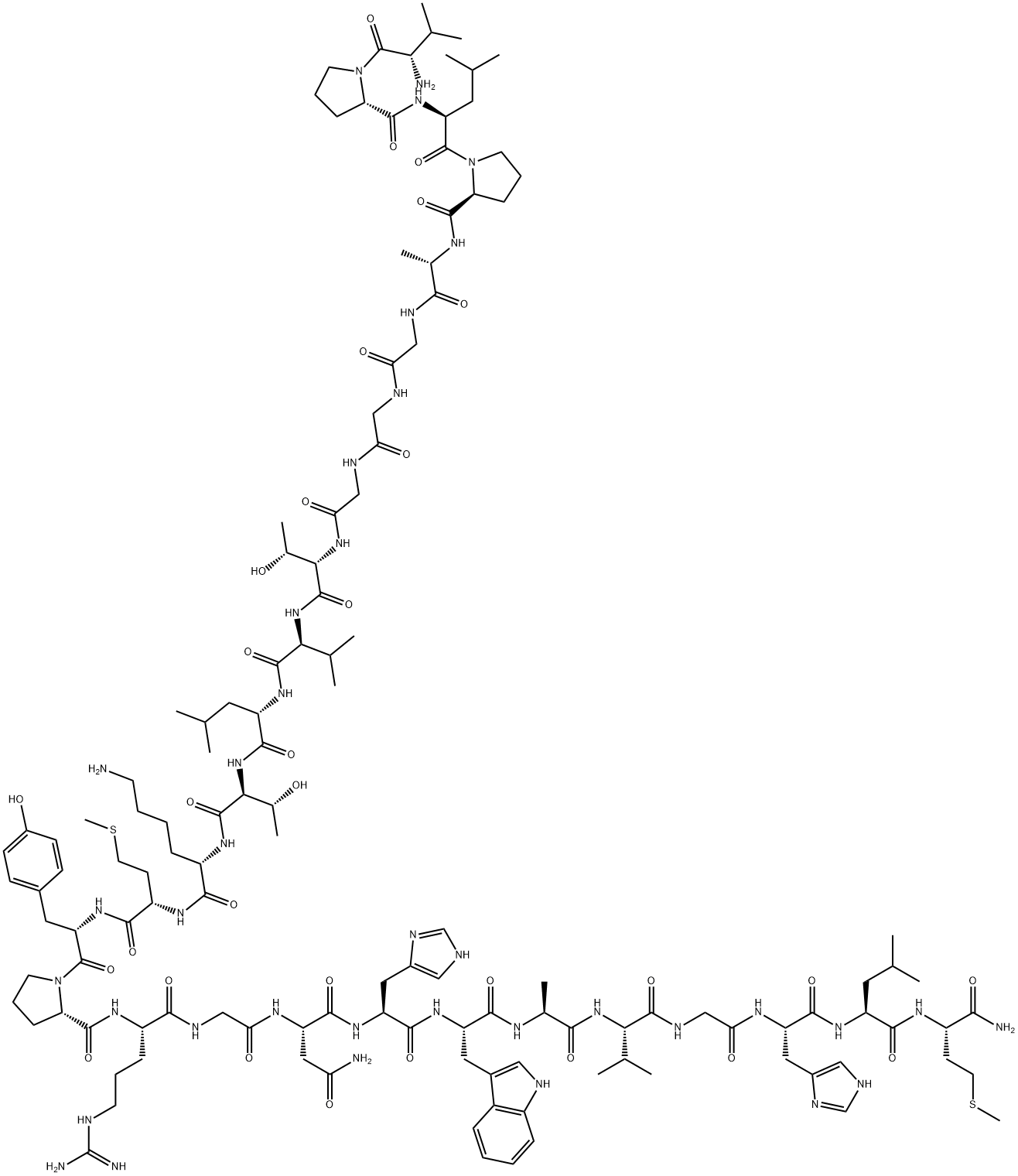 GASTRIN RELEASING PEPTIDE, HUMAN Struktur