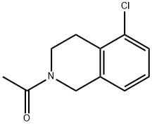 1-(5-CHLORO-3,4-DIHYDROISOQUINOLIN-2(1H)-YL)ETHANONE Struktur