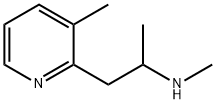 N-METHYL-1-(3-METHYLPYRIDIN-2-YL)PROPAN-2-AMINE Struktur