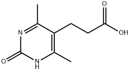 3-(2-HYDROXY-4,6-DIMETHYLPYRIMIDIN-5-YL)PROPANOIC ACID Struktur