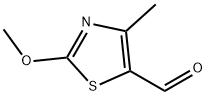 5-Thiazolecarboxaldehyde,  2-methoxy-4-methyl- Struktur