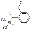 dichloro[1-[(chloromethyl)phenyl]ethyl]methylsilane Struktur