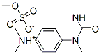 N,N,N-trimethyl-4-[[(methylamino)carbonyl]amino]anilinium methyl sulphate Struktur