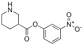 3-nitrophenyl 3-piperidinecarboxylate Struktur