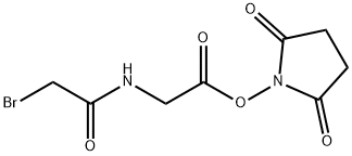 Succinimidyl-2-(bromoacetamido)acetate Struktur