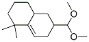 6-(dimethoxymethyl)octahydro-1,1-dimethylnaphthalene Struktur