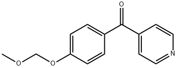 [4-(METHOXYMETHOXY)PHENYL](PYRIDIN-4-YL)METHANONE Struktur