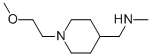 1-[1-(2-METHOXYETHYL)PIPERIDIN-4-YL]-N-METHYLMETHANAMINE Struktur