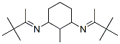 2-methyl-N,N'-bis(1,2,2-trimethylpropylidene)cyclohexane-1,3-diamine Struktur