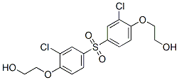 2,2'-[sulphonylbis[(2-chloro-4,1-phenylene)oxy]]bisethanol Struktur