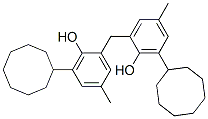 2,2'-methylenebis[6-cyclooctyl-p-cresol] Struktur