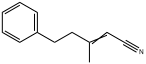 3-methyl-5-phenylpent-2-enenitrile Struktur