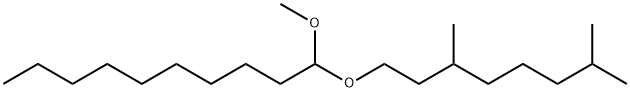 1-[(3,7-dimethyloctyl)oxy]-1-methoxydecane  Struktur