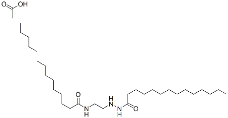 N,N'-(iminoethylene)bismyristamide monoacetate Struktur