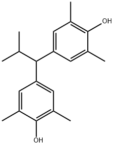 4,4'-(2-methylpropylidene)bis[2,6-xylenol]  Struktur