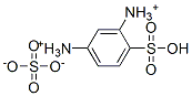 4-sulpho-m-phenylenediammonium sulphate  Struktur