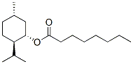 (1alpha,2beta,5alpha)-2-isopropyl-5-methylcyclohexyl octanoate Struktur