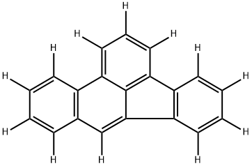 BENZO(B)FLUORANTHENE D12 Struktur