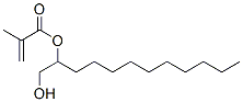 1-(hydroxymethyl)undecyl methacrylate Struktur