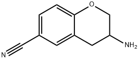 2H-1-BENZOPYRAN-6-CARBONITRILE,3-AMINO-3,4-DIHYDRO-, 939758-96-0, 結(jié)構(gòu)式