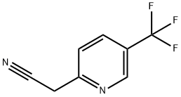 5-(TRIFLUOROMETHYL)PYRIDIN-2-YL]ACETONITRILE Struktur