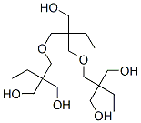 2,2'-[[2-ethyl-2-(hydroxymethyl)propane-1,3-diyl]bis(oxymethylene)]bis[2-ethylpropane-1,3-diol] Struktur