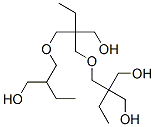 2-ethyl-2-[[2-(hydroxymethyl)-2-[[2-(hydroxymethyl)butoxy]methyl]butoxy]methyl]propane-1,3-diol Struktur