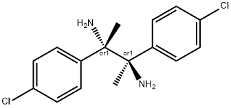 (2R,3S)-Rel-2,3-bis(4-chlorophenyl)-2,3-butanediaMine Struktur