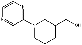 (1-Pyrazin-2-yl-piperidin-3-yl)-Methanol, 98+% C10H15N3O, MW: 193.25 Struktur