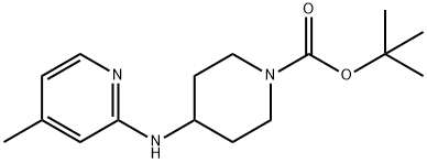 4-(4-Methyl-pyridin-2-ylaMino)-piperidine-1-carboxylic acid tert-butyl ester, 98+% C16H25N3O2, MW: 291.39 Struktur