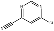 6-chloropyrimidine-4-carbonitrile Struktur