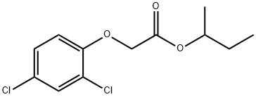 butan-2-yl 2-(2,4-dichlorophenoxy)acetate Struktur