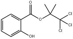 2,2,2-trichloro-1,1-dimethylethyl salicylate  Struktur