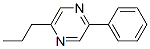 2-phenyl-5-propylpyrazine Struktur