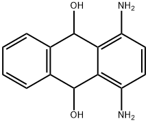 1,4-diamino-9,10-dihydroanthracene-9,10-diol Struktur