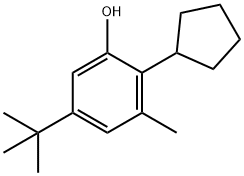 5-tert-butyl-2-cyclopentyl-m-cresol|