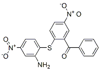 [2-[(2-amino-4-nitrophenyl)thio]-5-nitrophenyl] phenyl ketone Struktur