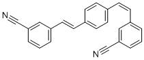 (p-phenylenedivinylene)bisbenzonitrile Struktur