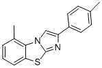 5-METHYL-2-(4-METHYLPHENYL)IMIDAZO[2,1-B]BENZOTHIAZOLE Struktur