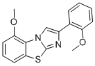 5-METHOXY-2-(2-METHOXYPHENYL)IMIDAZO[2,1-B]BENZOTHIAZOLE Struktur