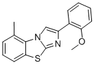 2-(2-METHOXYPHENYL)-5-METHYLIMIDAZO[2,1-B]BENZOTHIAZOLE Struktur