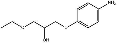 1-(4-Aminophenoxy)-3-ethoxy-2-propanol Structure