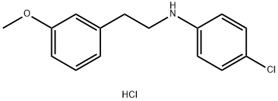 (4-CHLORO-PHENYL)-[2-(3-METHOXY-PHENYL)-ETHYL]-AMINE HYDROCHLORIDE Struktur